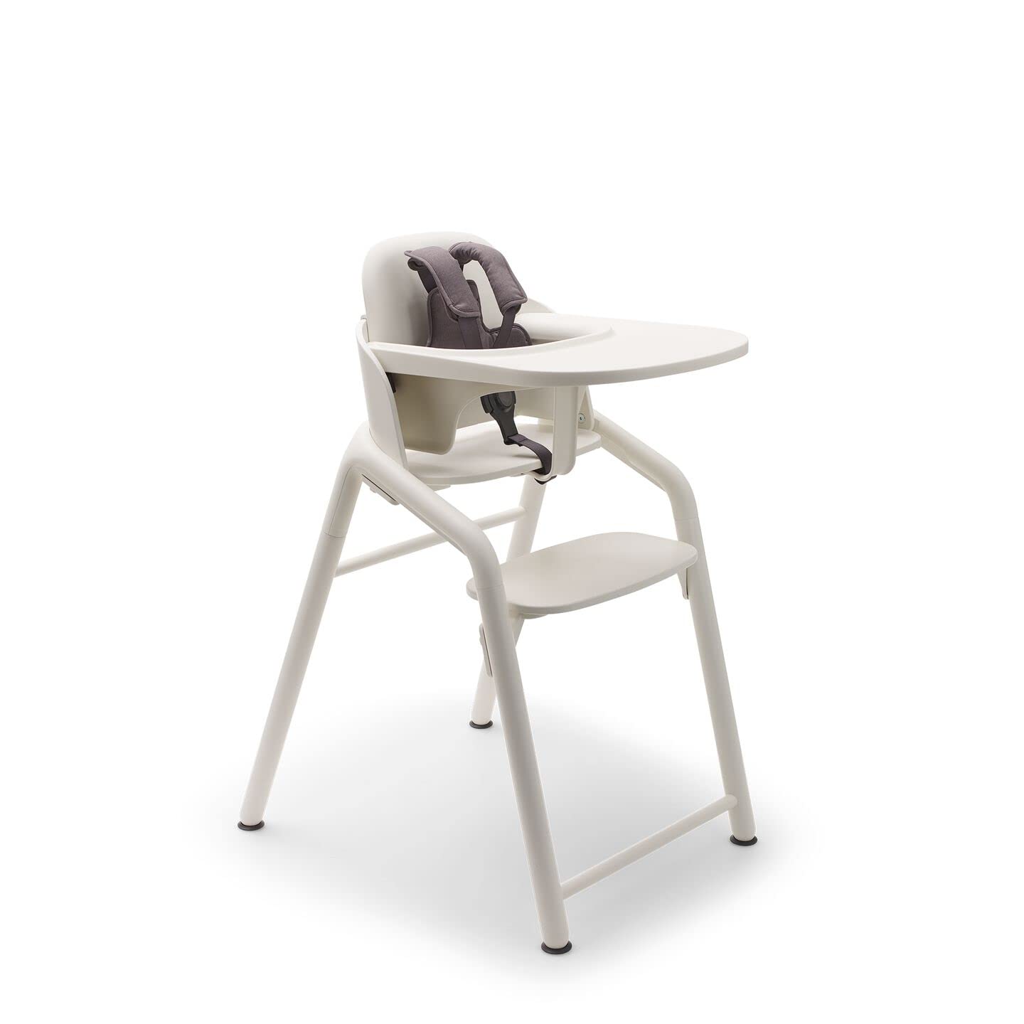 Bugaboo Giraffe Wooden Baby High Chair, verstellbar in 1 Sekunde, einfach zu reinigen, Safe und Ergonomic Highchair, Geeignet von Geburt in Kombination mit Neugeborenen Set (Sold Separate), Warm Wood/Gray