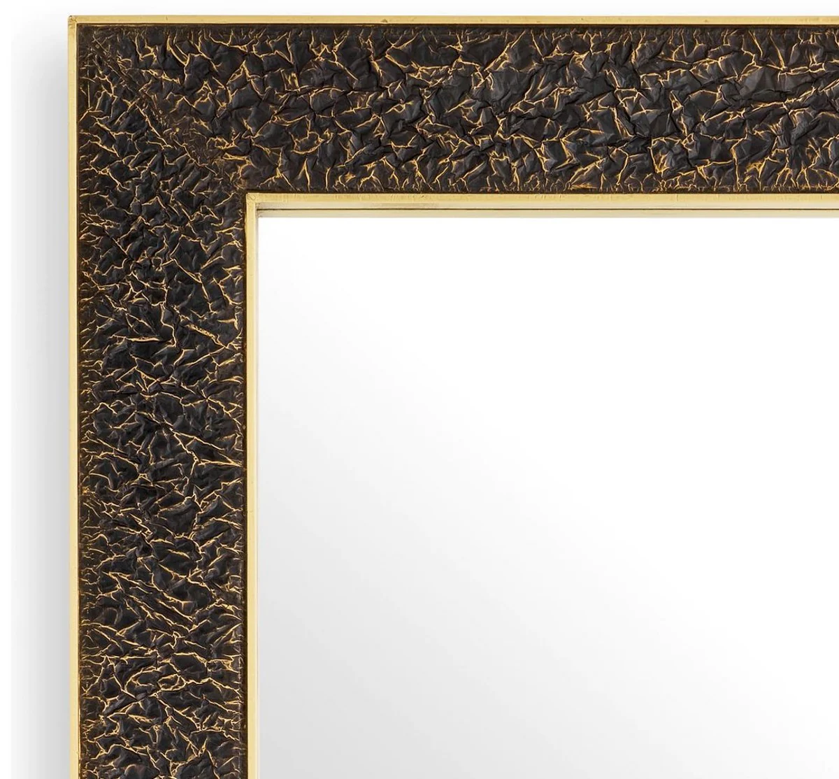 Luxury wall mirror bronze / antique brass 80 x 3.5 x H. 220 cm - Rectangular mirror - Living room mirror - Bedroom mirror - Cloakroom mirror - Luxury furniture - Luxury interior