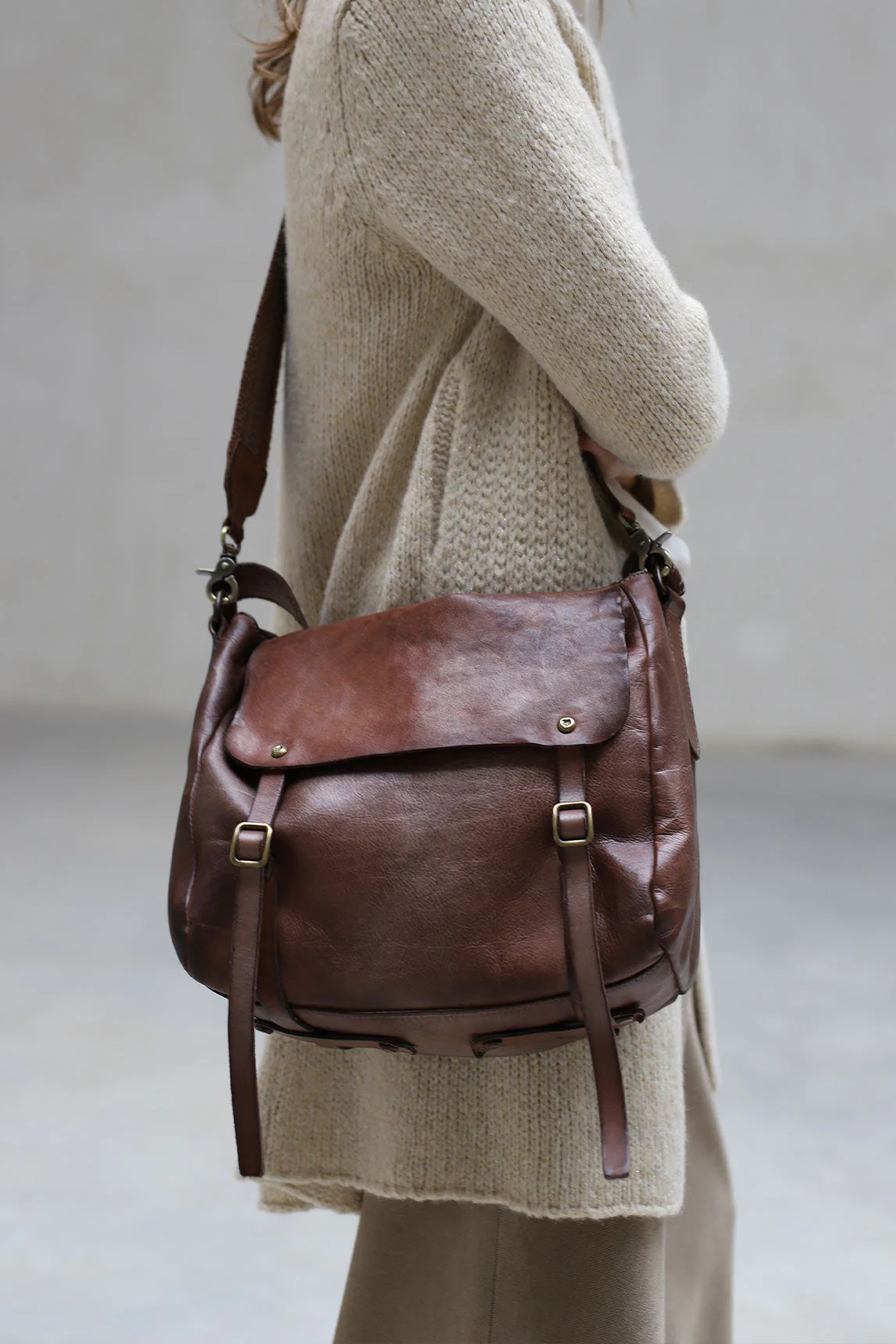 Rivera-Spanien Bolso Brown Makronen