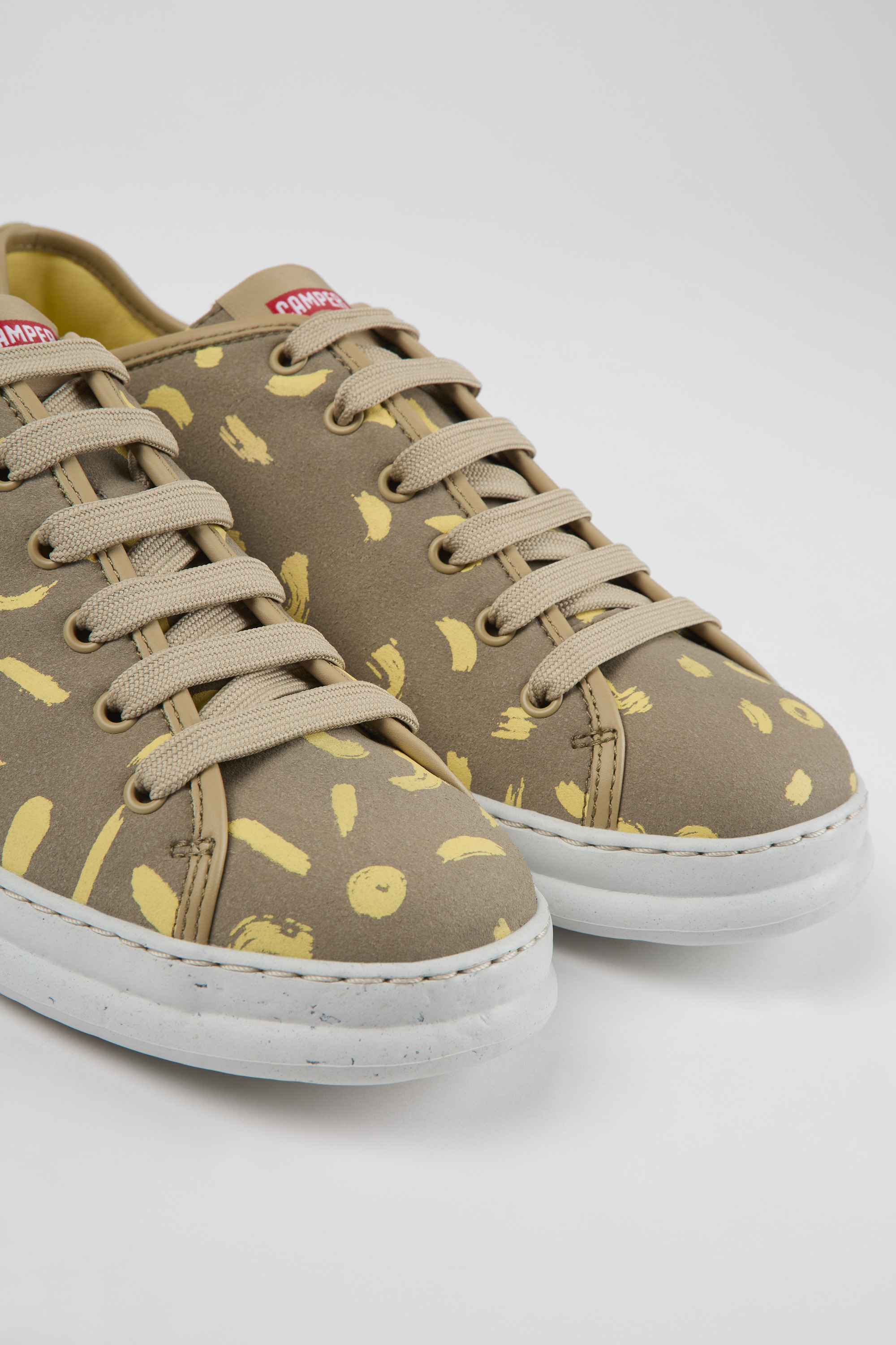 Läufer - Mehrfarbiger Nubuck und Leder Turnschuhe für Herren