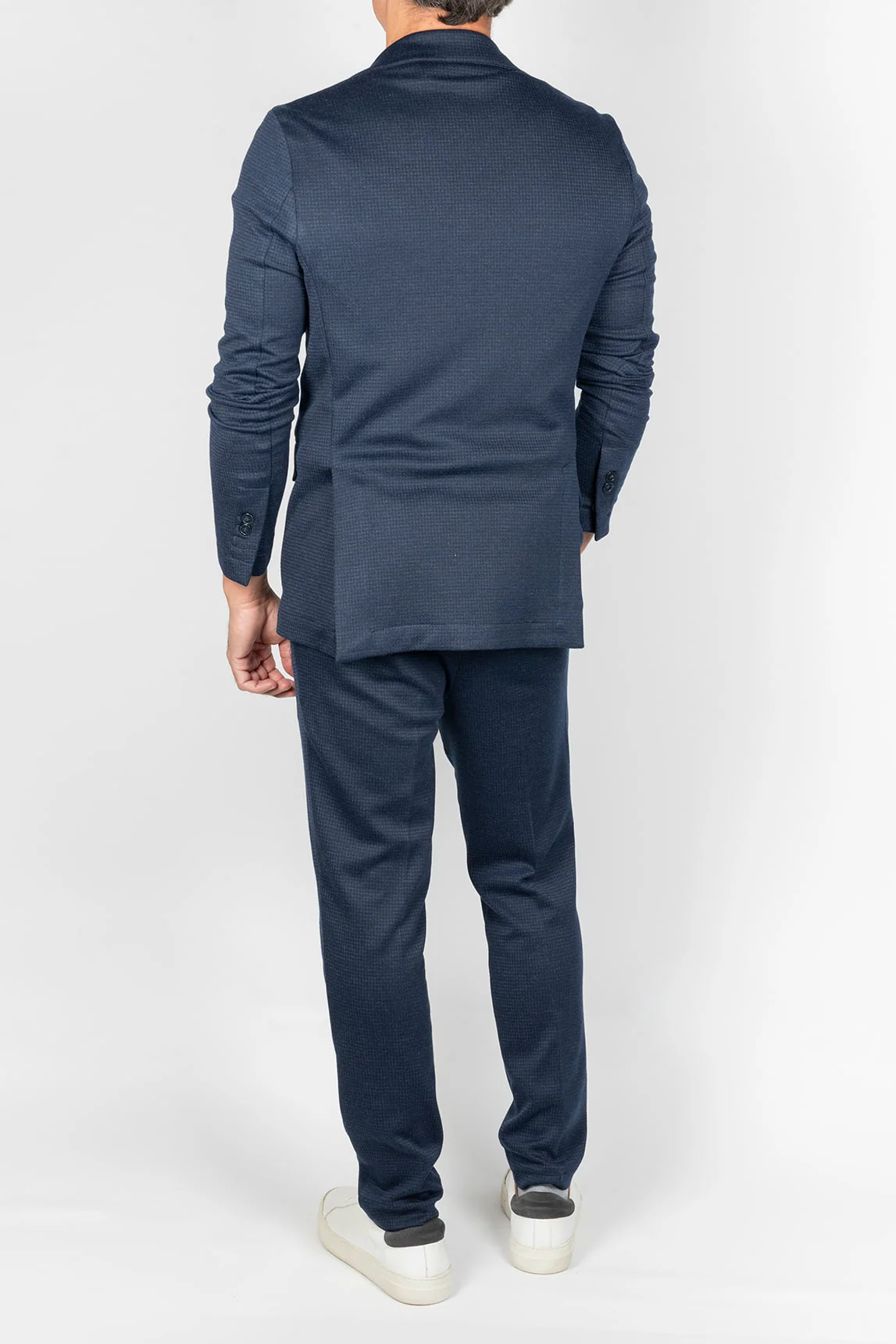 Rivera-Spanien Americana Azul Marino Mikrotextura