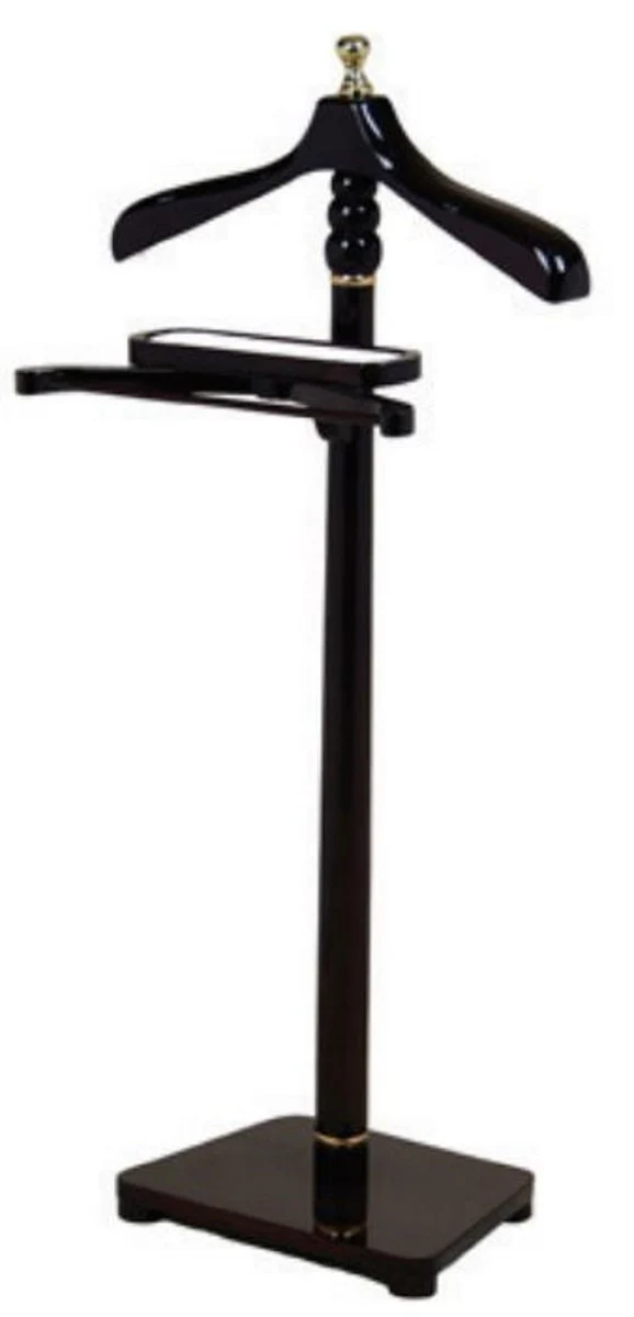 Luxury Dressboy Black / Gold 50 x 25 x H. 113 cm - Clothes rack - Coat rack - Mute servant - Bedroom accessories - Hotel accessories