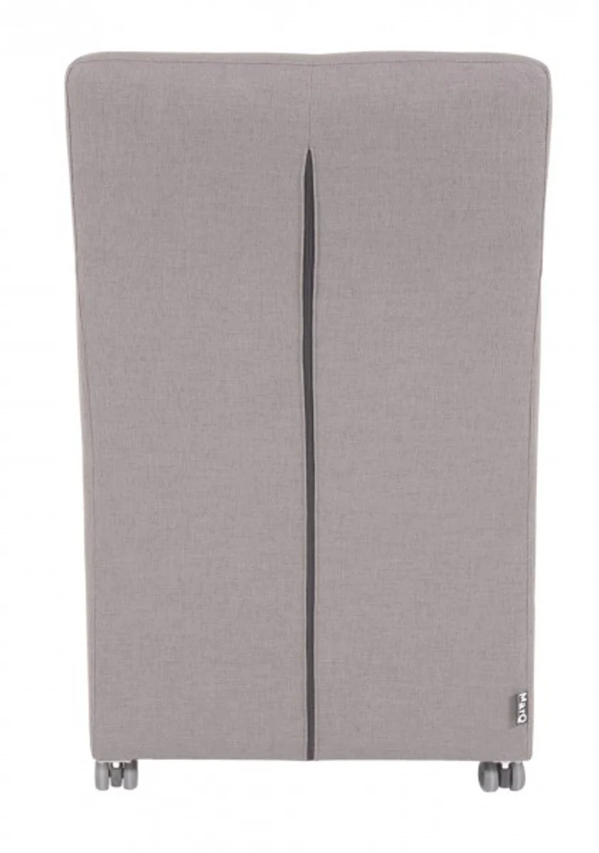 Designer dining room chair / armchair ModEF 319 gray - hotel furnishings - rollable