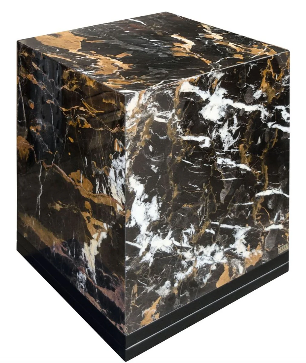 Side table black 40 x 40 x H. 50 cm - luxury living room decoration