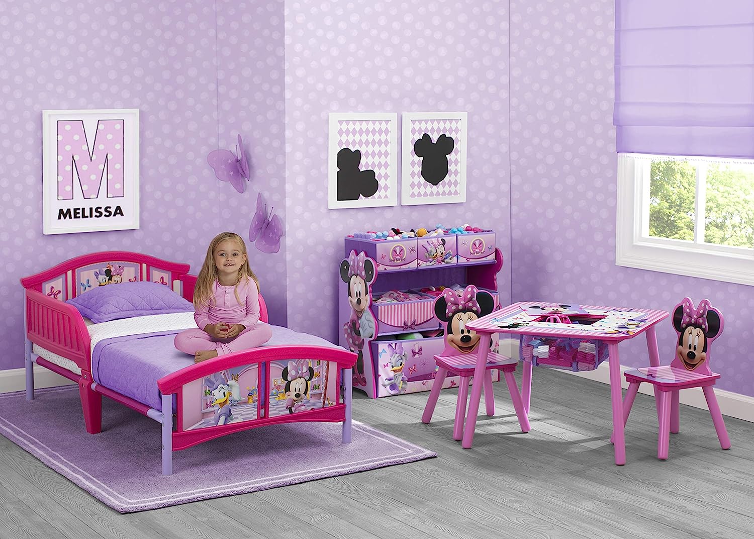 Kinderbett aus Kunststoff, Disney Minnie Mouse