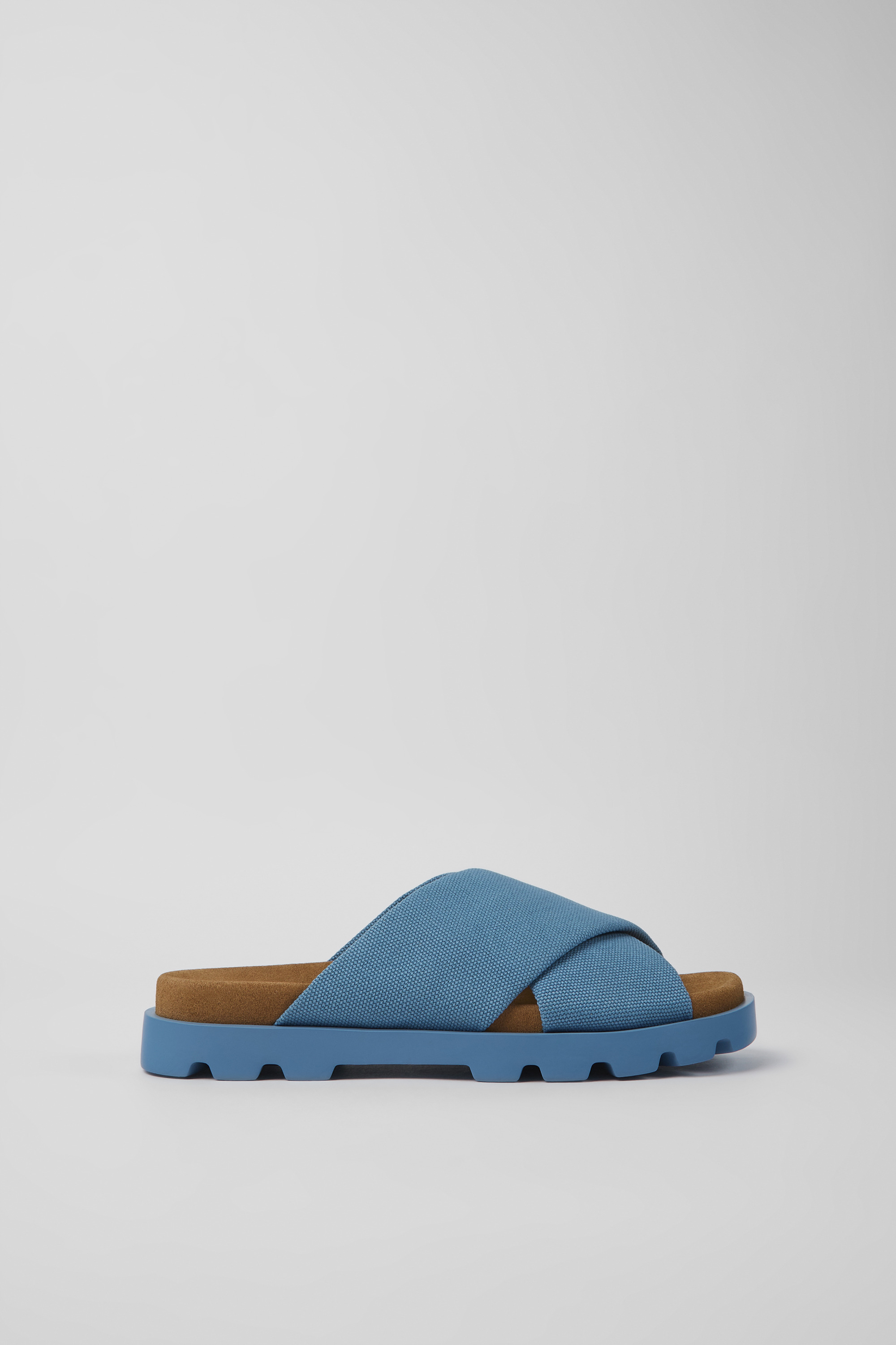 Brutus Sandal - Blau recycelte Baumwollsandalen für Frauen