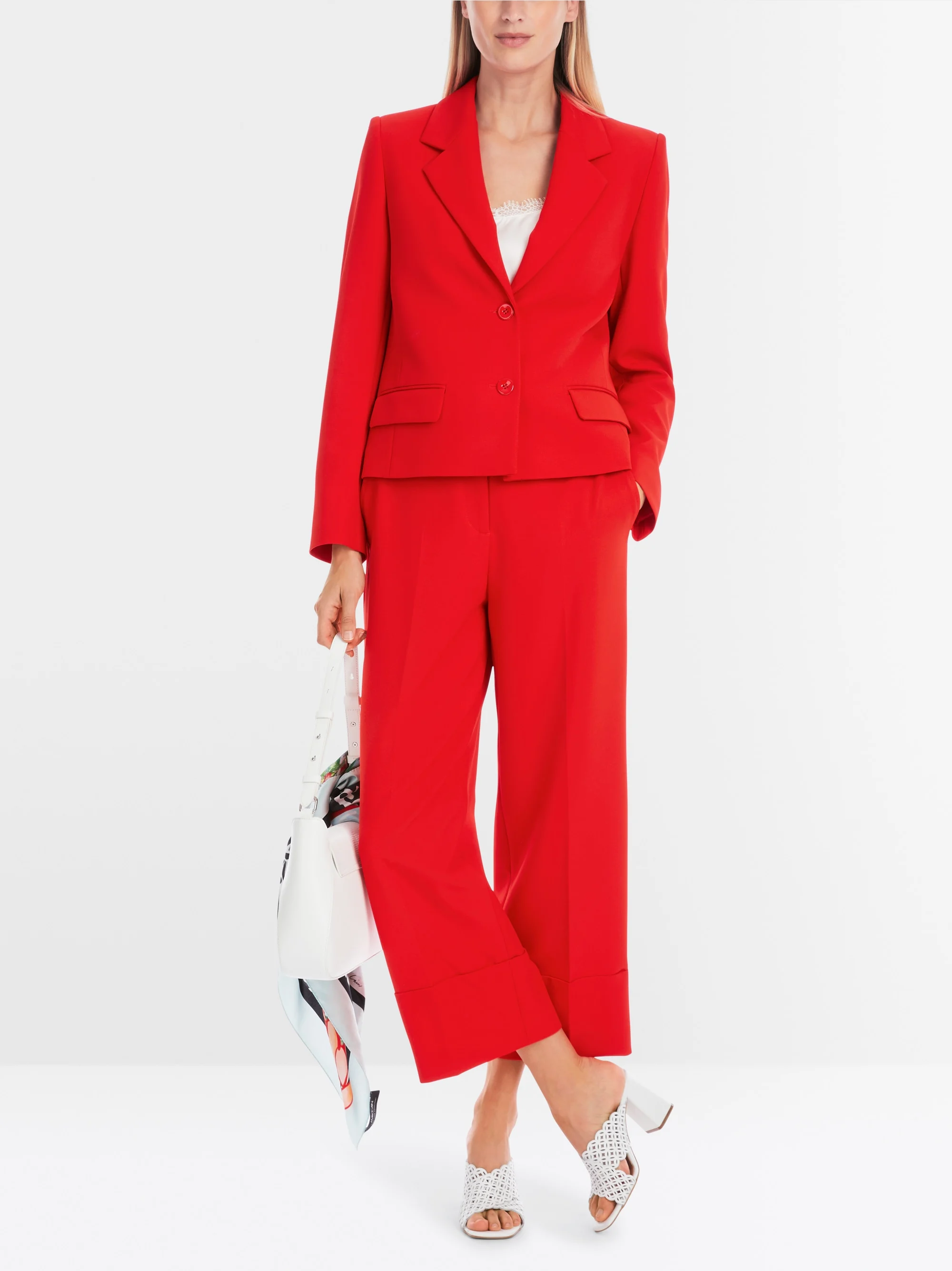 Marc-Cain Kurzer einfarbiger Blazer aus Superstretch