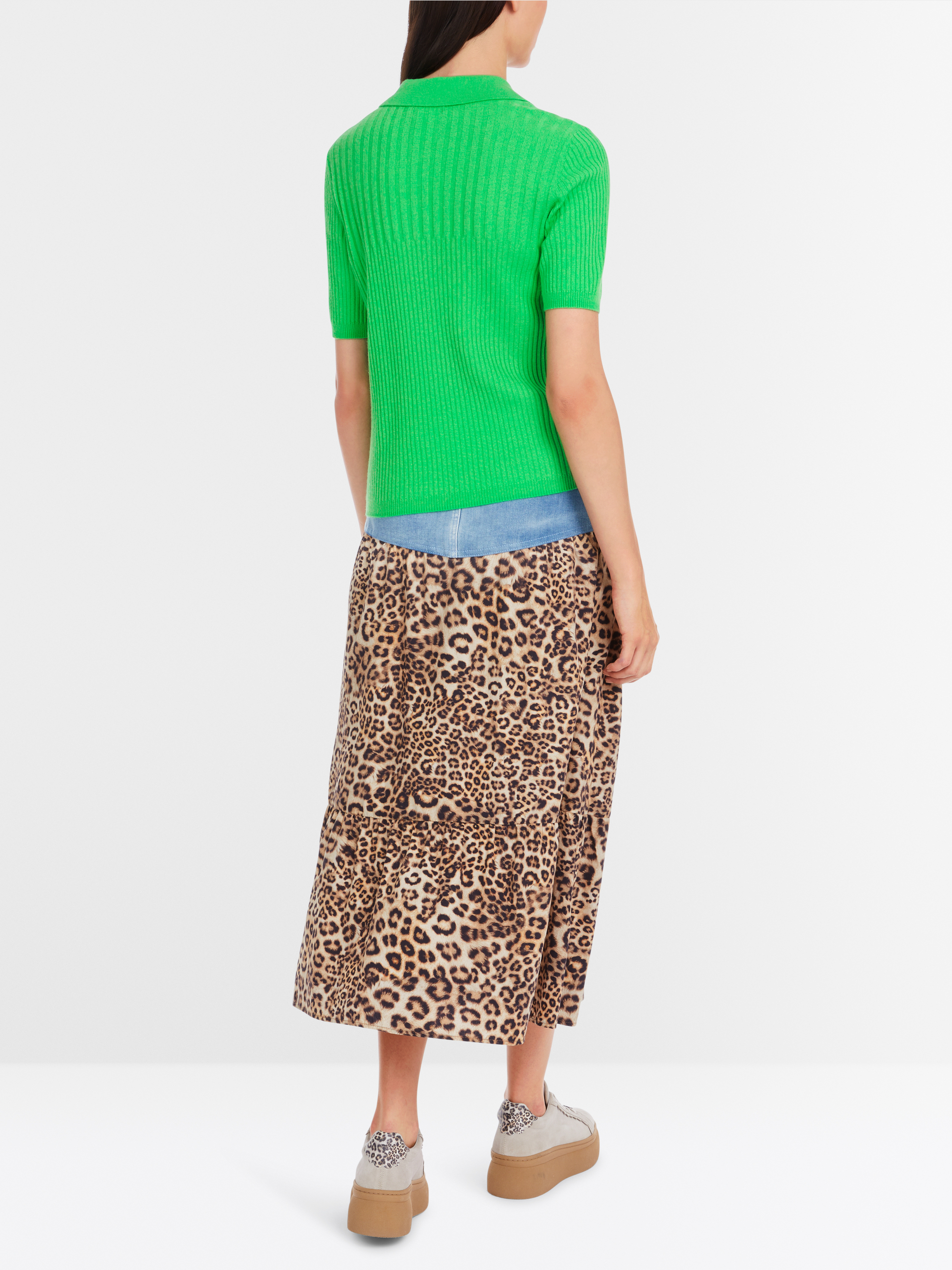 Marc-Cain Poloshirt aus Wolle – „Rethink Together“