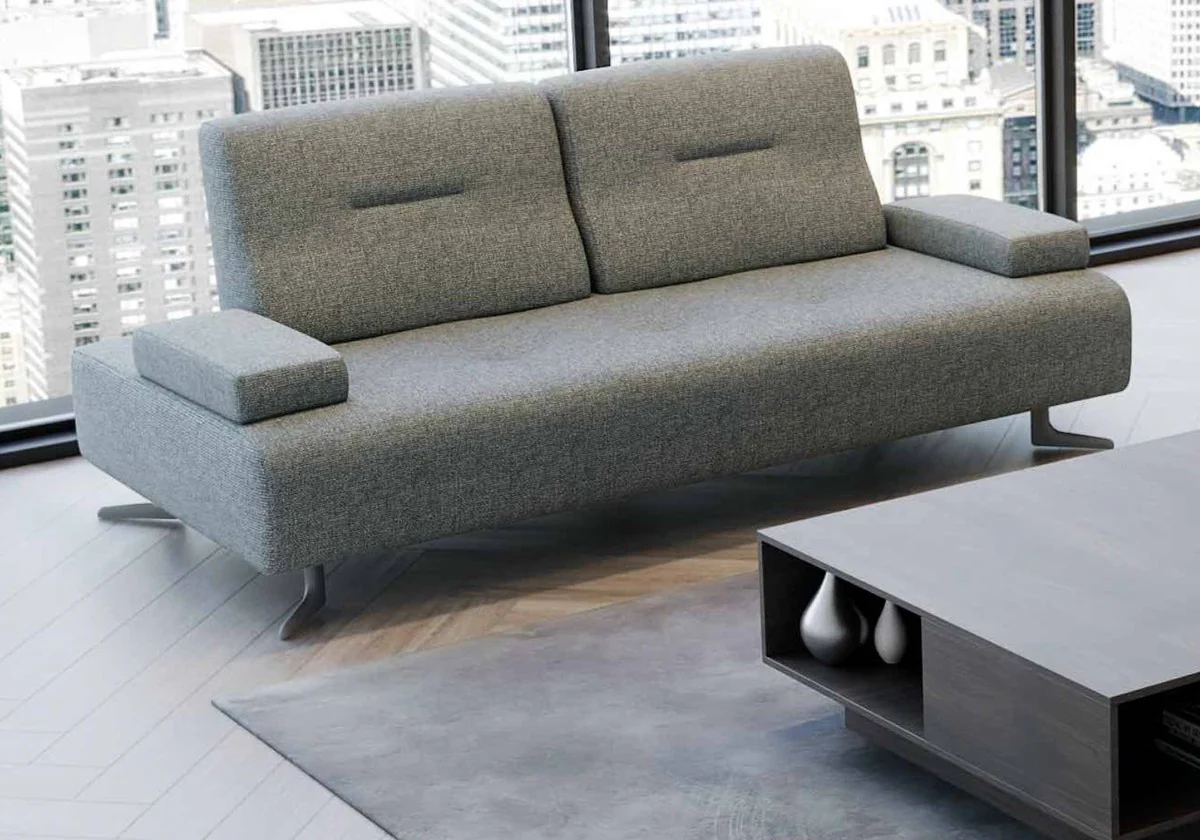 Luxury Sofa with Adjustable Backrests Gray - Various Sizes - Modern Living Room Sofa - Luxury Furniture