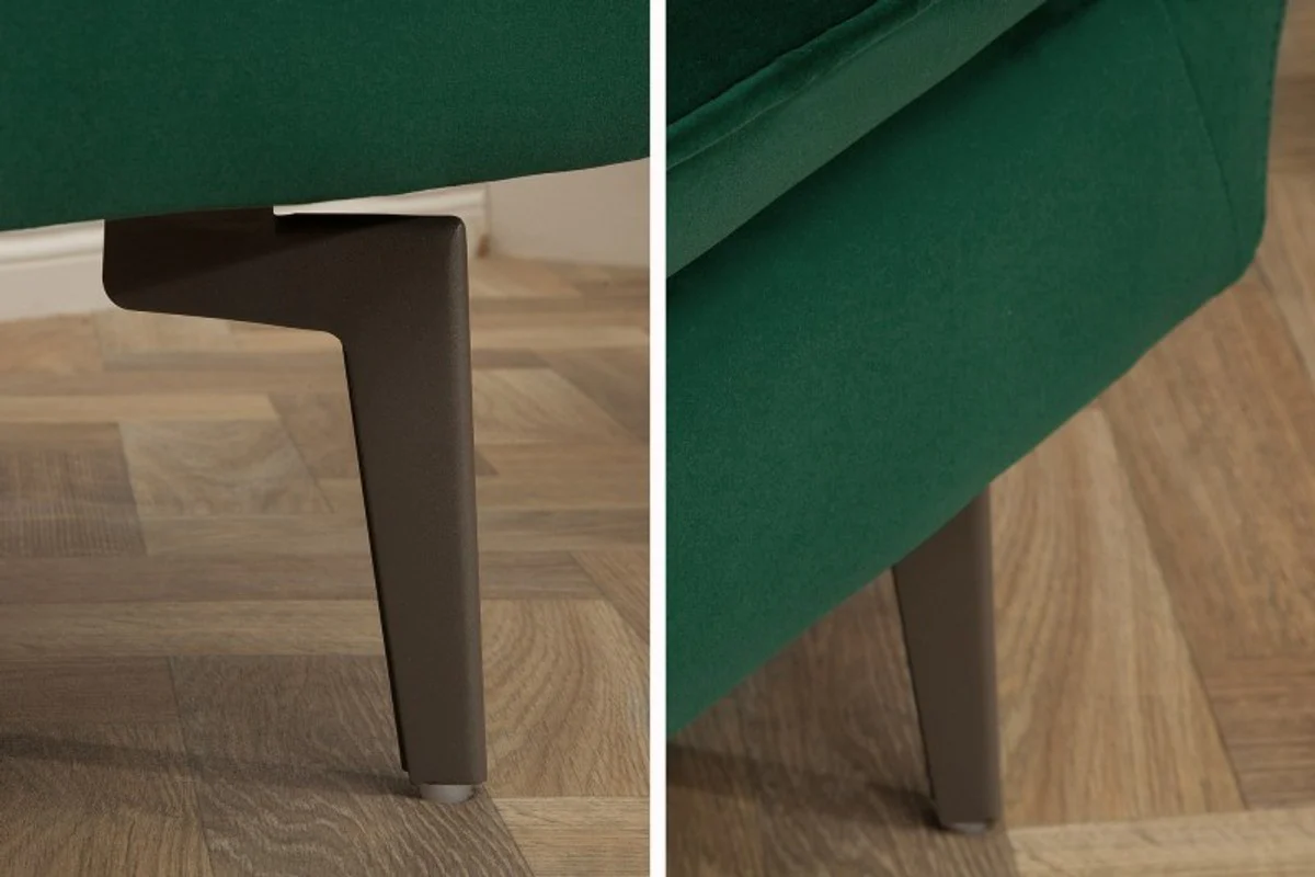 Designer living room sofa green 210 x 85 x H. 90 cm - designer furniture