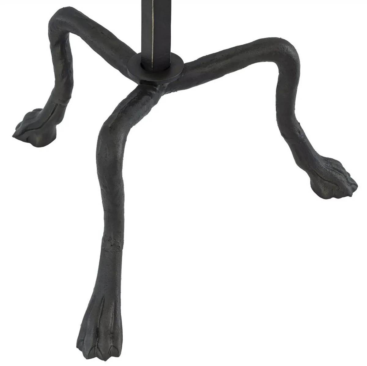 Luxury side table bronze color Ø 36.5 x H. 72.5 cm - Round tripod table - Living room furniture - Luxury furniture