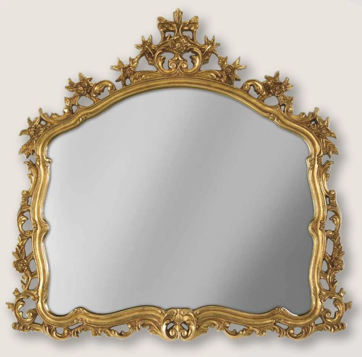 Luxury baroque wall mirror gold - magnificent mirror in baroque style - baroque living room mirror - baroque wardrobe mirror - baroque furniture