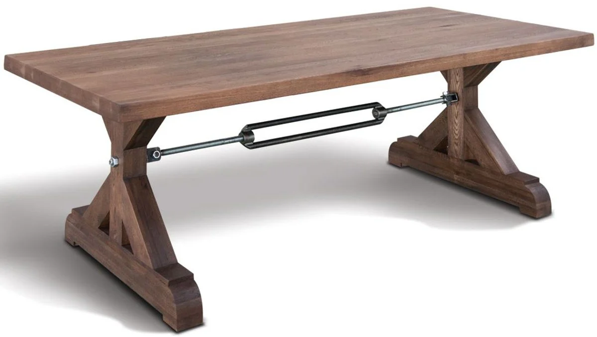 Industrial Design Dining Table - All Colors & Sizes - Solid Wood Kitchen Table - Dining Room Furniture