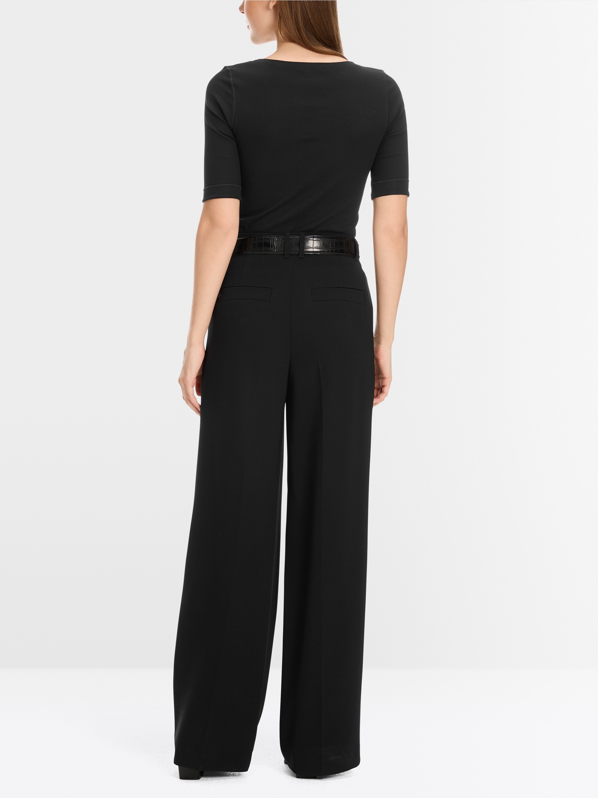 Marc-Cain Hemd mit Rundkragen und kurzen Ärmeln