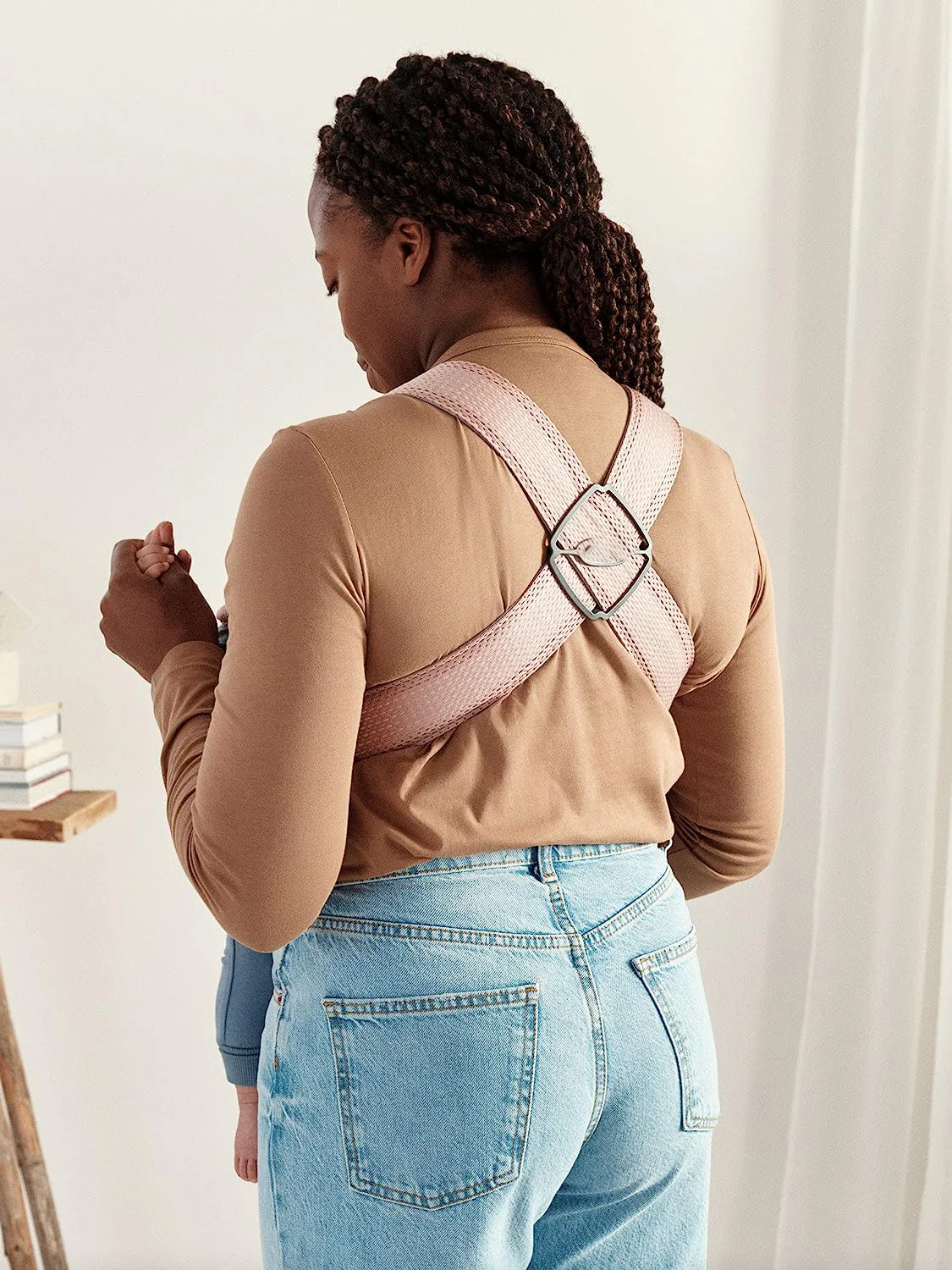 Babytrage Mini, 3D-Netz, Anthrazit/Leopard