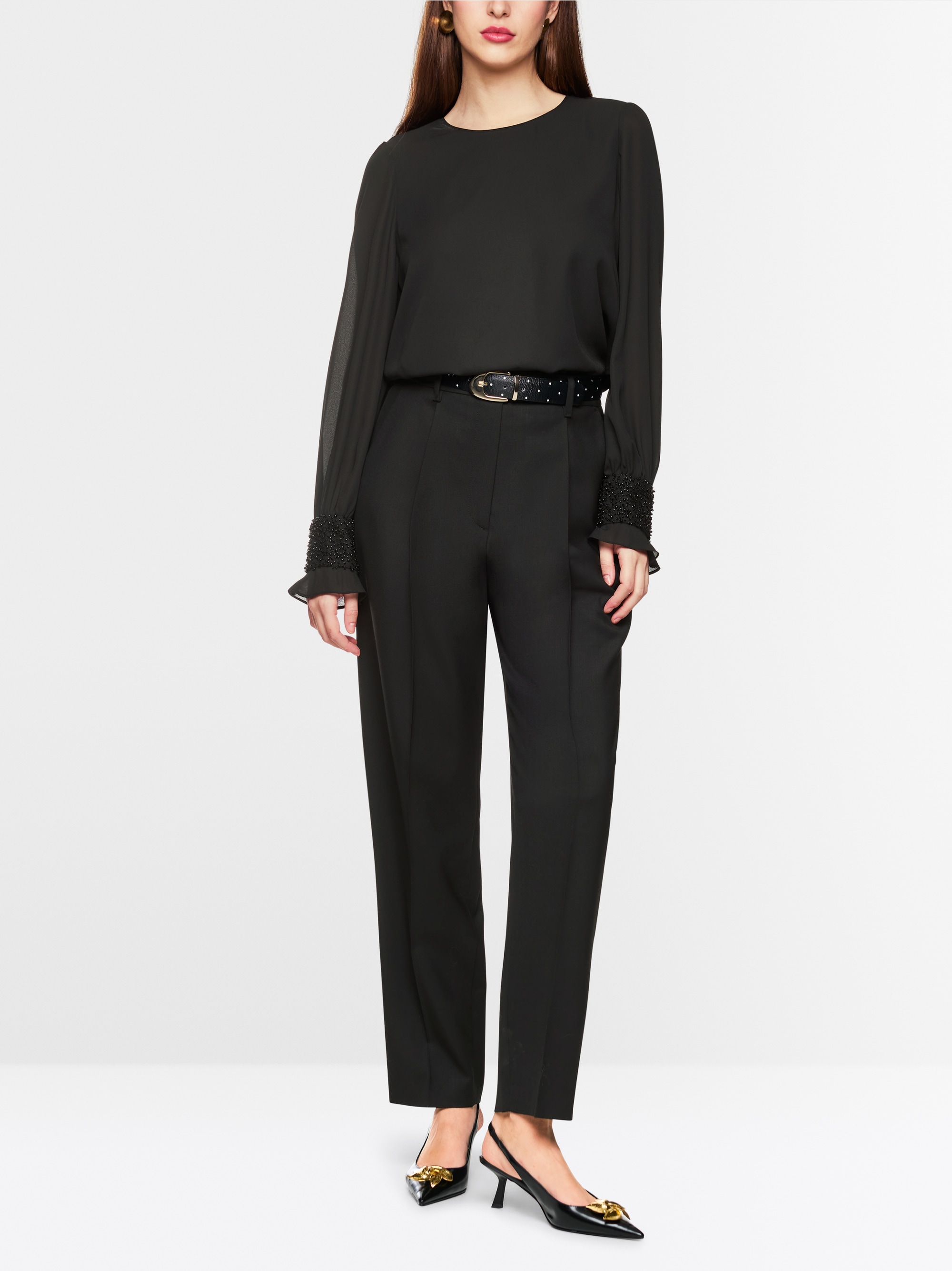 Marc-Cain FAQUS Rethink Together Bundfaltenhose