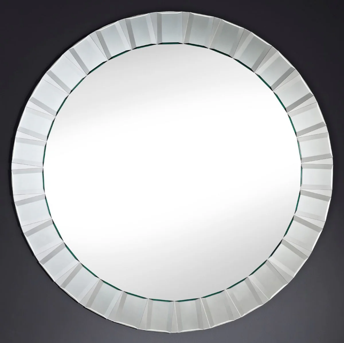 Mirror / wall mirror Ø 100 cm - luxury living room accessories