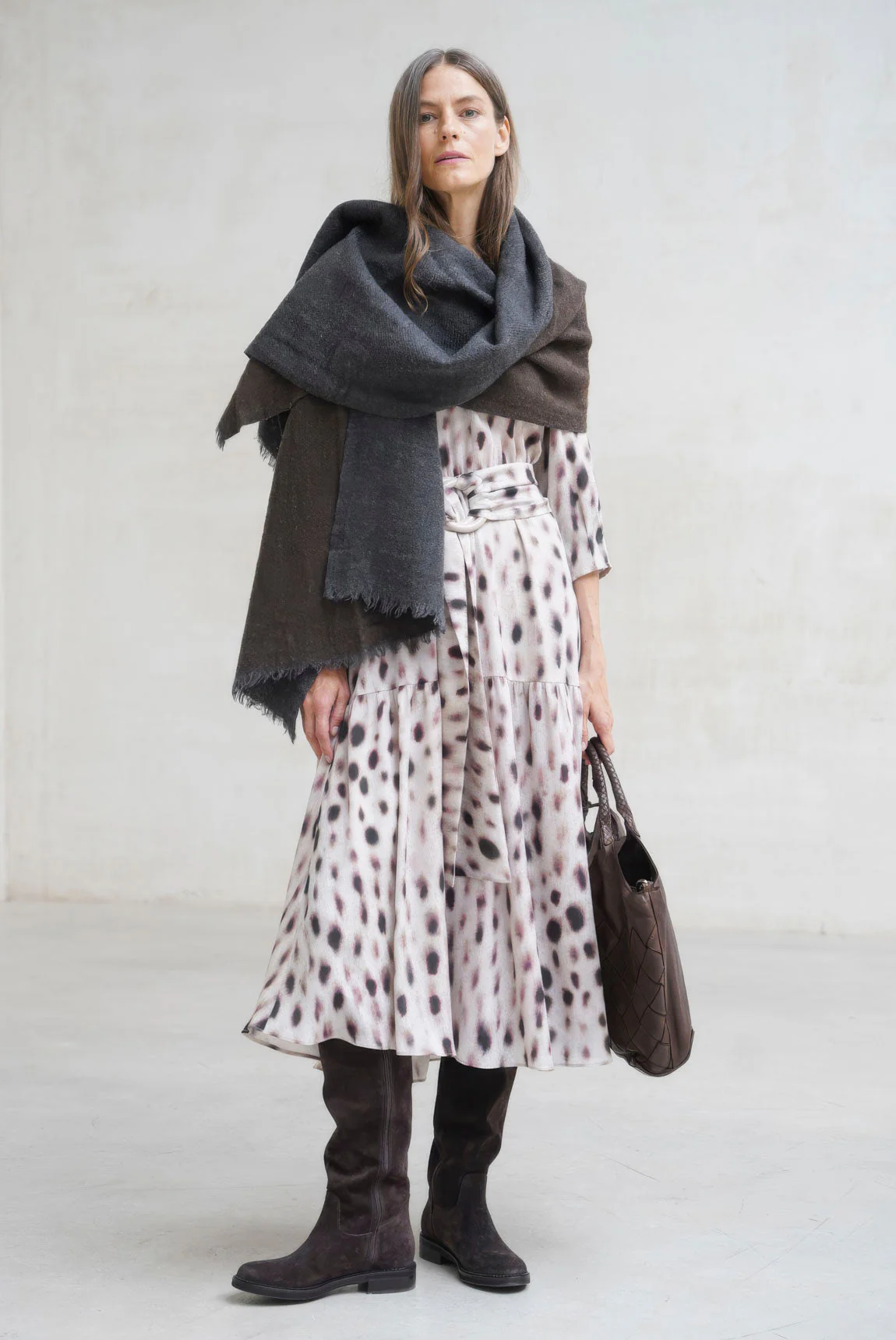 Bedrucktes Kleid „Savia“ aus Rivera-Spanien