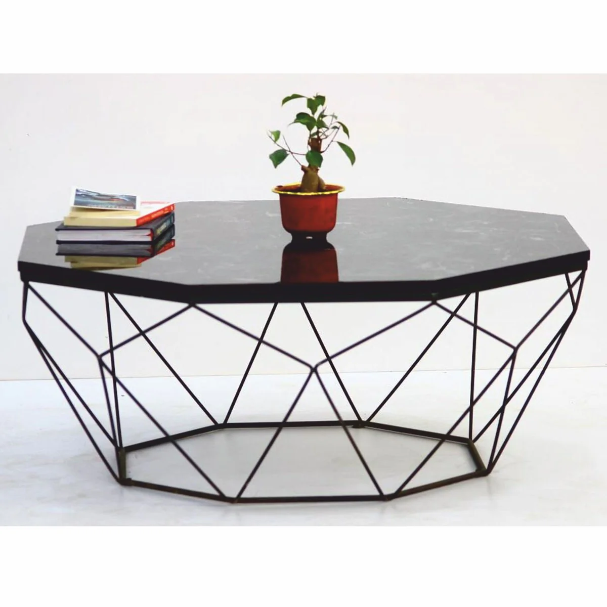 Luxury Coffee Table Black 90 cm - Hotel & Living Room Furniture
