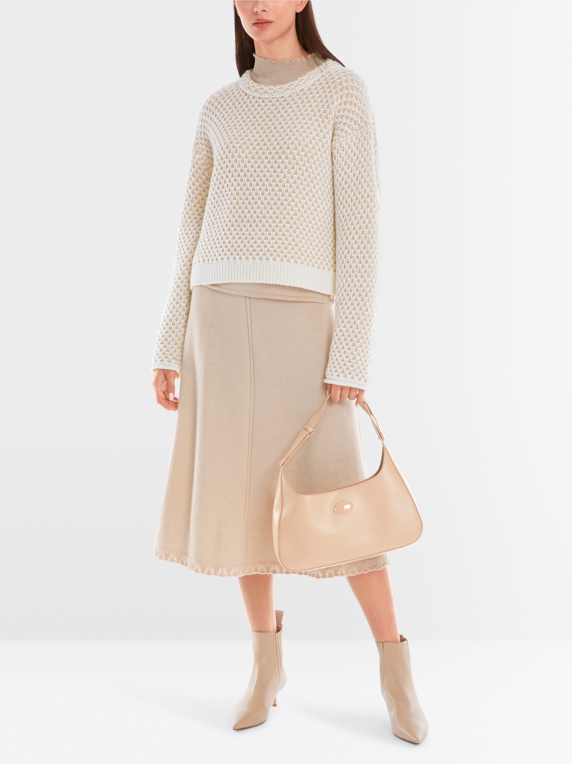 Eleganter, in Deutschland gestrickter Pullover von Marc-Cain