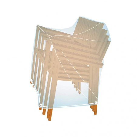 Cover covers stacked chairs x 4 Campingaz