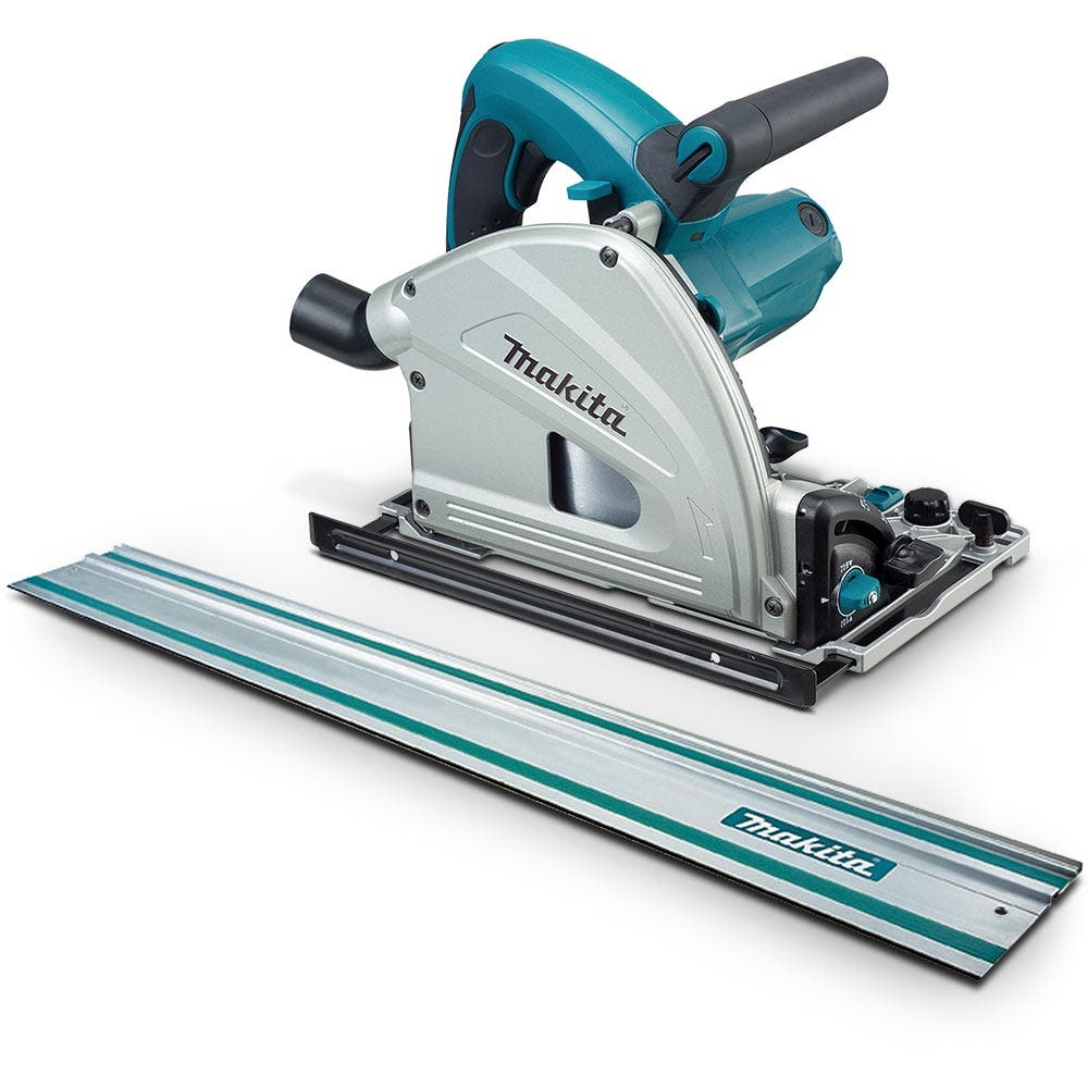 MAKITA 1300W 165mm Rundstichsäge mit 1400mm Schiene SP6000 JT