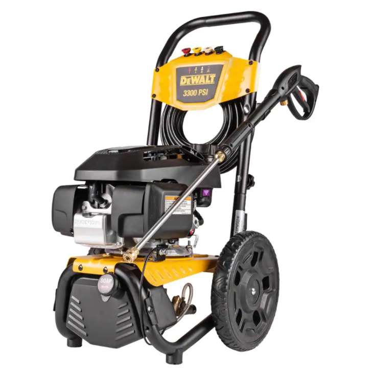 DEWALT 3300 PSI 2.4 GPM Gas Kaltwasser-Druckwascher mit HONDA GCV200 Motor