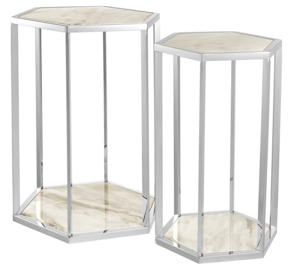 Luxury side table set of 2 - designer furniture