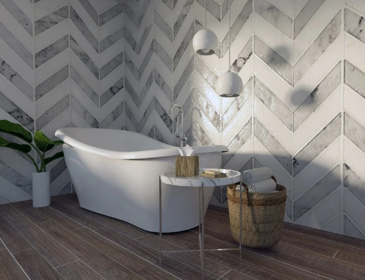 Luxury Art Nouveau bathtub white 170 x 80 x H. 70.5 cm - Freestanding retro antique bathtub - Bathroom furniture