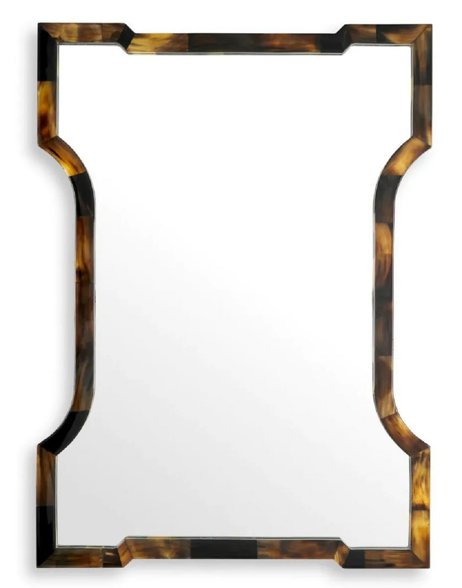 Luxus Spiegel Braun / Naturfarben H. 130 cm - Luxus Qualität