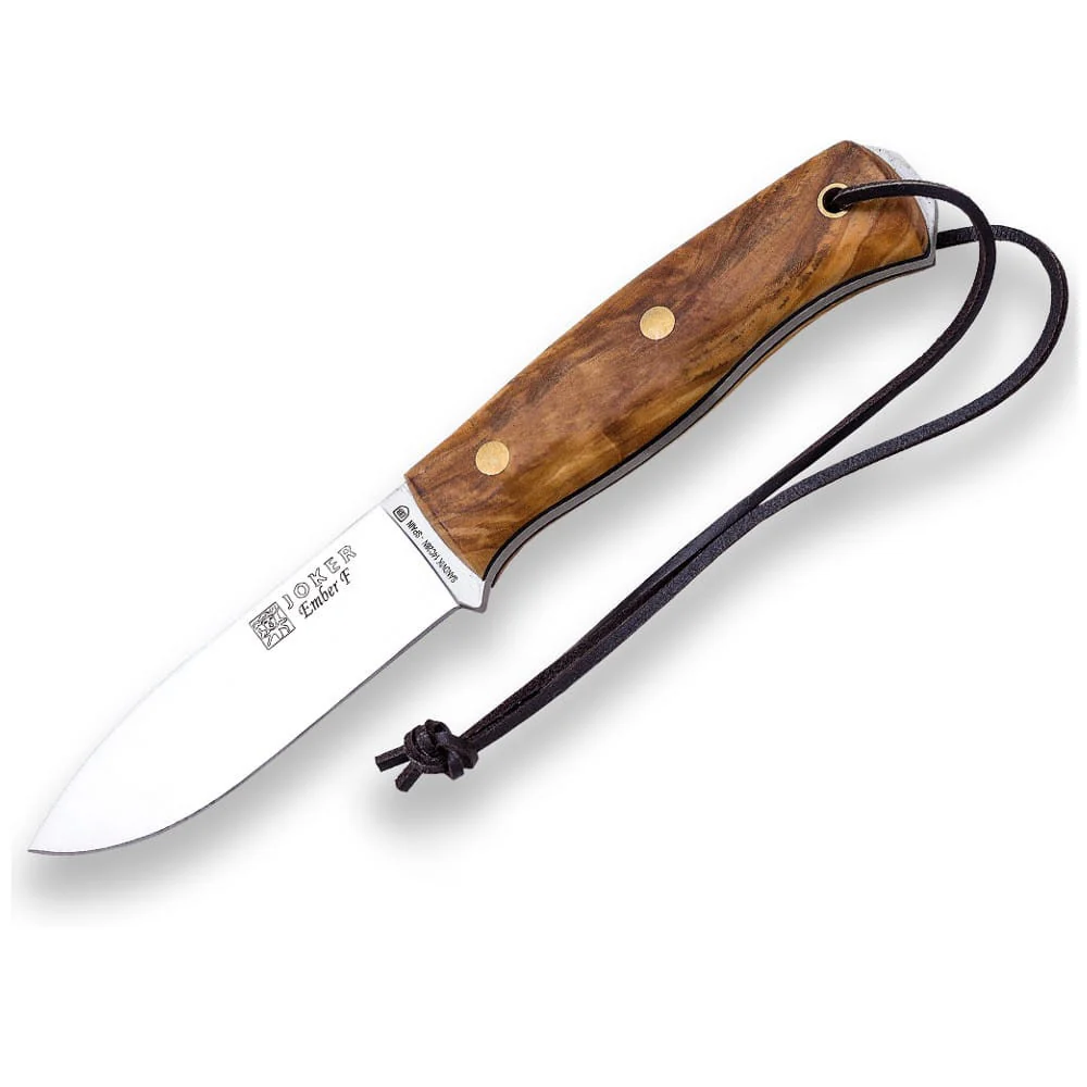 Joker Ember Flat Olivo - Cuchillo de supervivencia y buschcraft