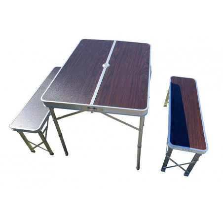 HOSA PICNIC SUITCASE folding camping table - aluminum