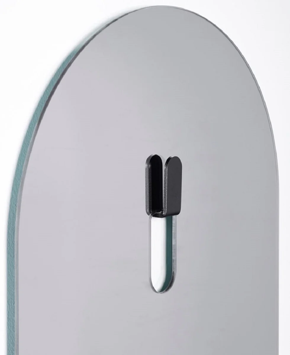 Designer wall mirror gray 35 x H. 160 cm - luxury decorative accessories