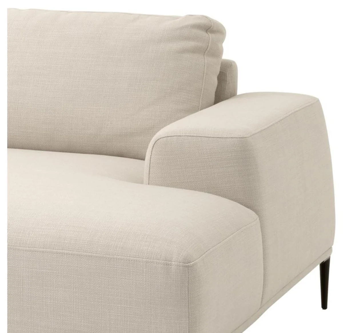 Luxury lounge sofa natural color 285 x 164 x H. 80 cm - luxury collection