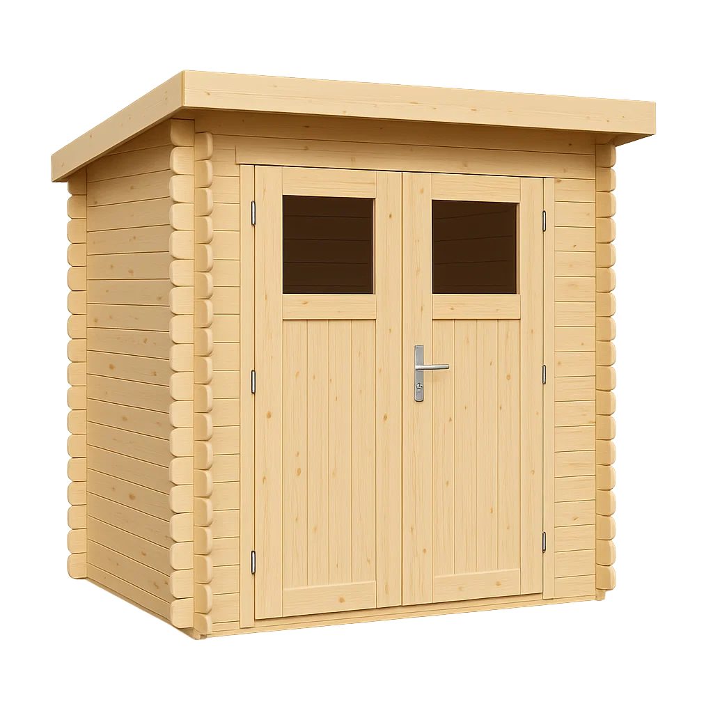 Gartenhaus, helles Holz, 170 x 170 x 200 cm IFfclqo239LC