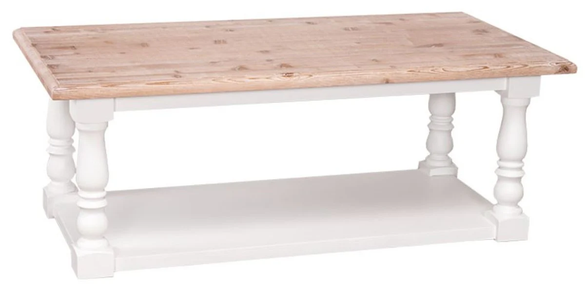 Country house style coffee table 120 x 60 x H. 45 cm - country house style furniture