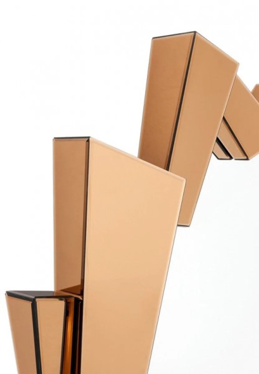 Luxury wall mirror amber art deco 102 x 123 cm - wall mirror