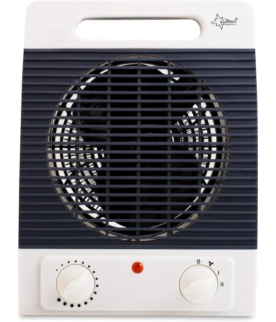 TRAGBARER HEIZLÜFTER 2 LEISTUNGSSTUFEN 1000/2000W BAD HEIZUNG HAUS
