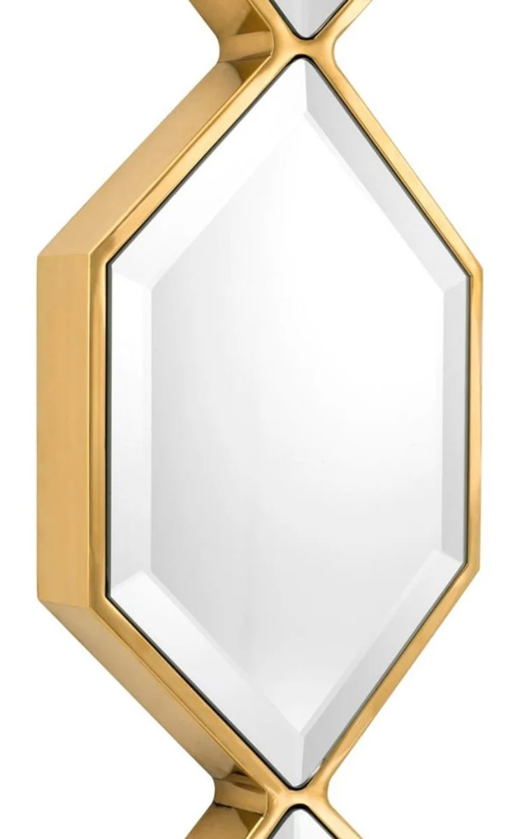 Designer wall mirror gold 25 x H. 110 cm - luxury living room mirror