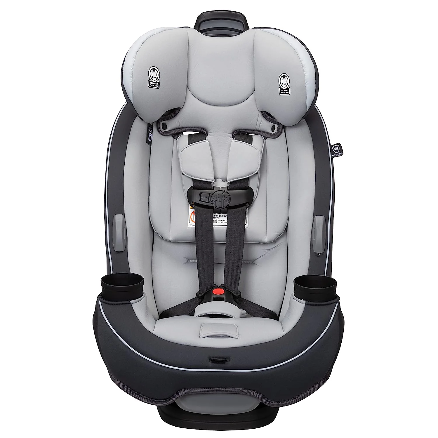 Safety 1st Grow and Go All-in-One Cabrio-Autositz, rückwärtsgerichtet 5–40 Pfund, vorwärtsgerichtet 22–65 Pfund und Gurtpositionierungsverstärker 40–100 Pfund, Carbon Wave