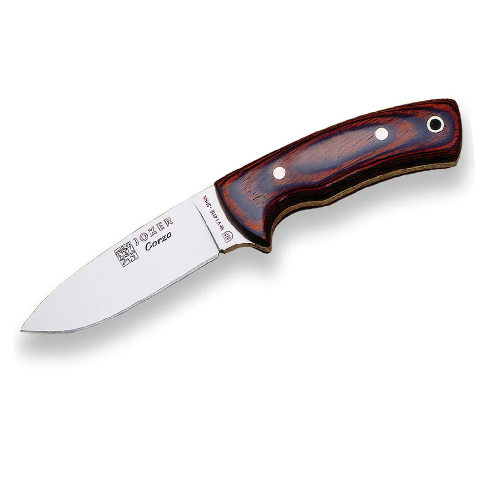 Joker Corzo Madera Roja - Cuchillo de supervivencia y buschcraft