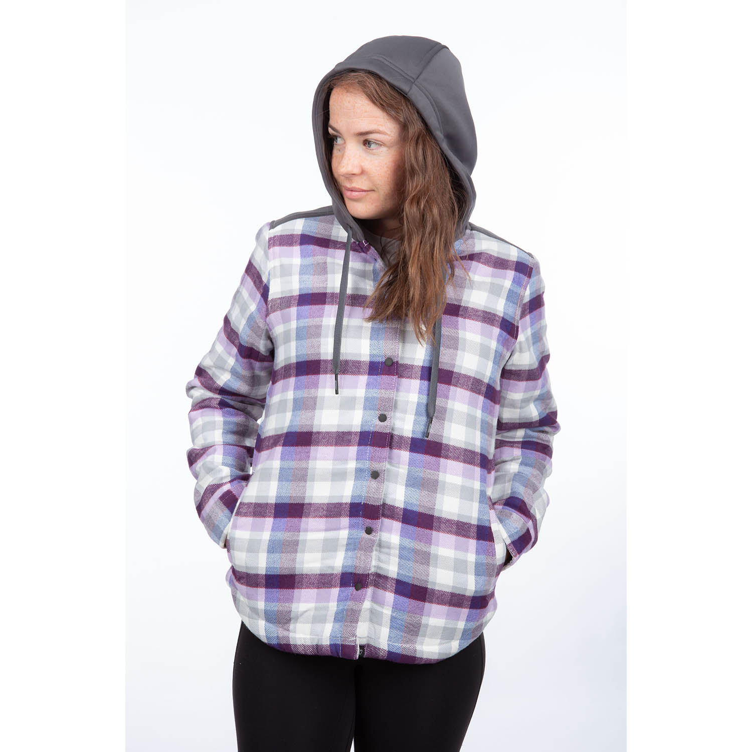 Big Sky Fleece Lineed Flannel Hoodie