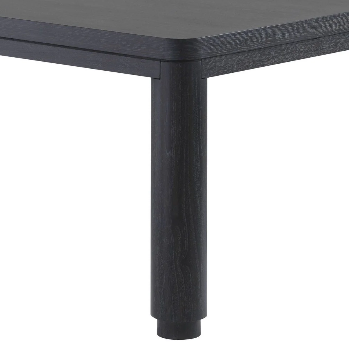 Luxury dining table anthracite gray 300 x 115 x H. 76 cm - Solid wood kitchen table - Rectangular dining room table - Luxury dining room furniture