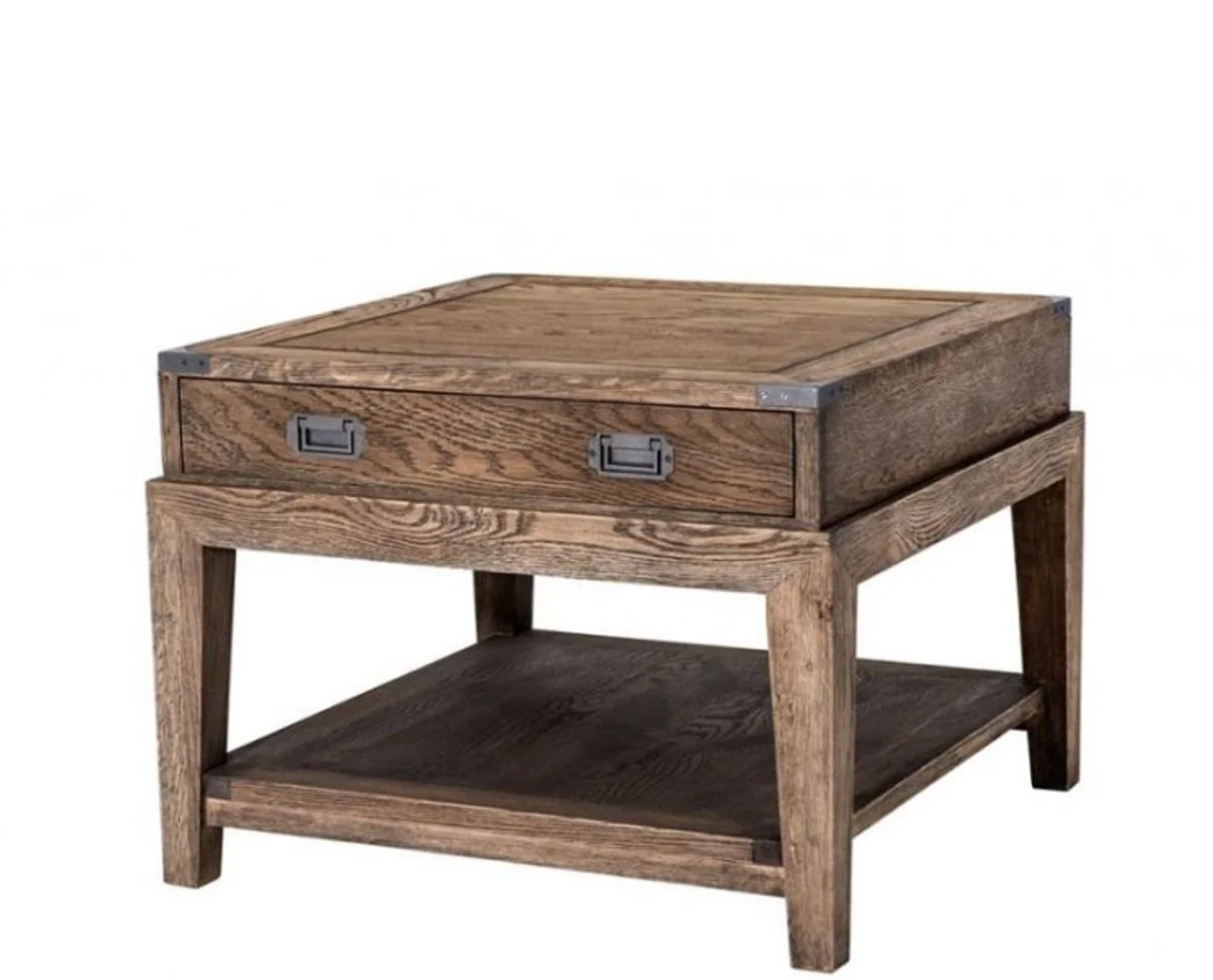 Luxury Art Deco Designer Oak Wood Side Table - Luxury Side Table