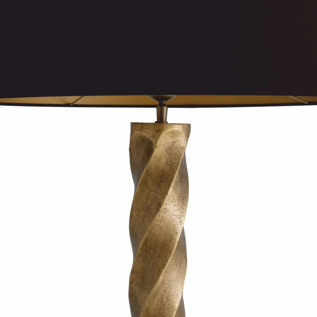 Luxury table lamp vintage brass / black H. 98 cm - Luxury Lights