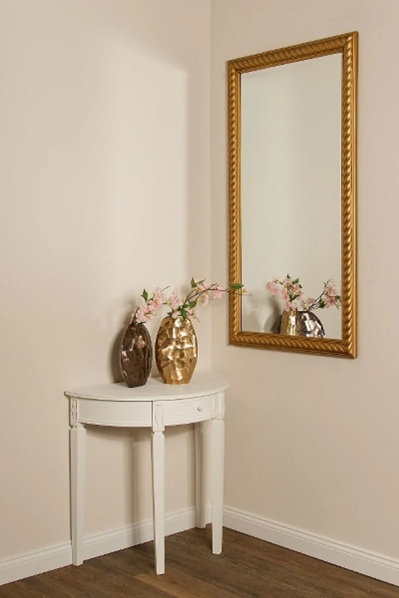 Baroque living room mirror / wall mirror antique gold 72 x H. 132 cm - Baroque furniture