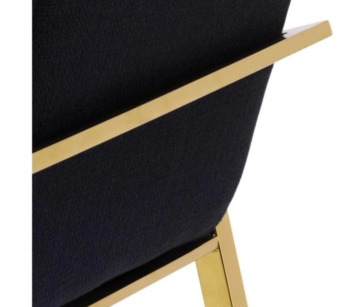 Luxury Designer Chair Black Gold - Luxury Collection