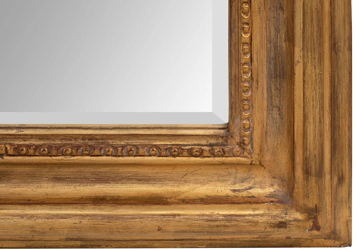Baroque mirror antique gold 100 x 5 x H. 161 cm - Elegant wall mirror in baroque style - Antique style wardrobe mirror - Living room mirror - Baroque furniture