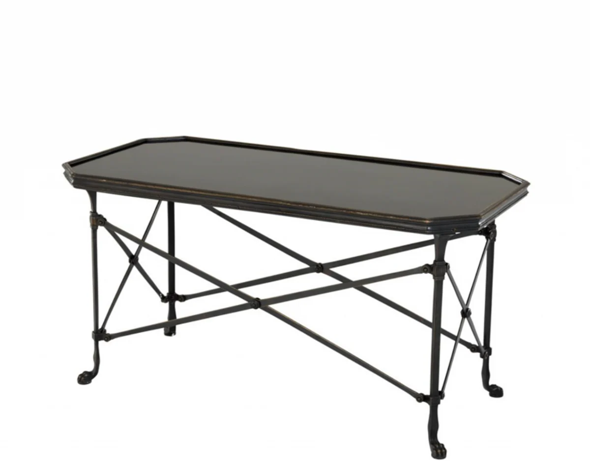 Luxury Art Deco Designer Coffee Table Gunmetal - Living Room Salon Table - Luxury Hotel Furniture