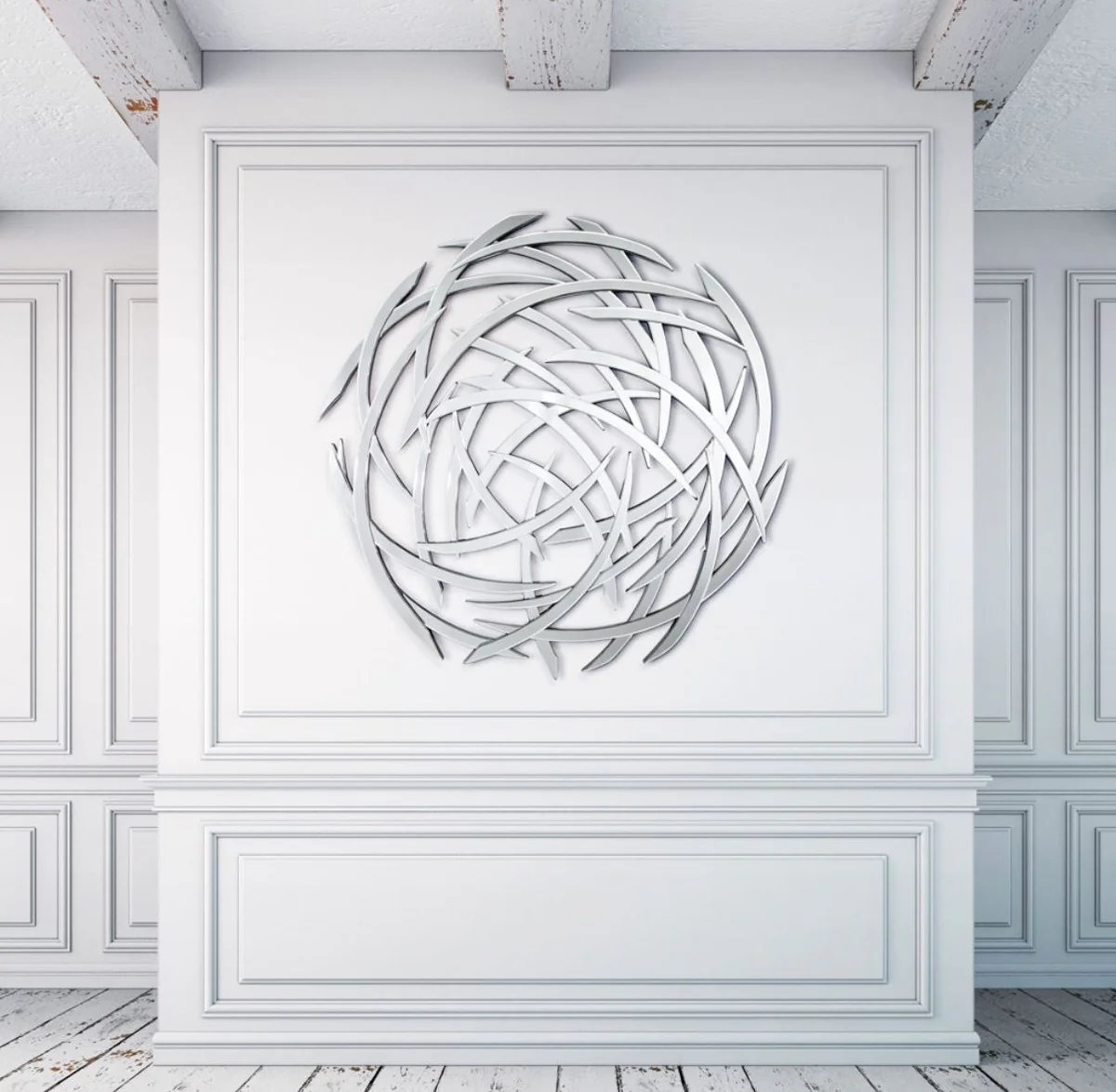 Designer wall mirror Ø 116 cm - designer collection